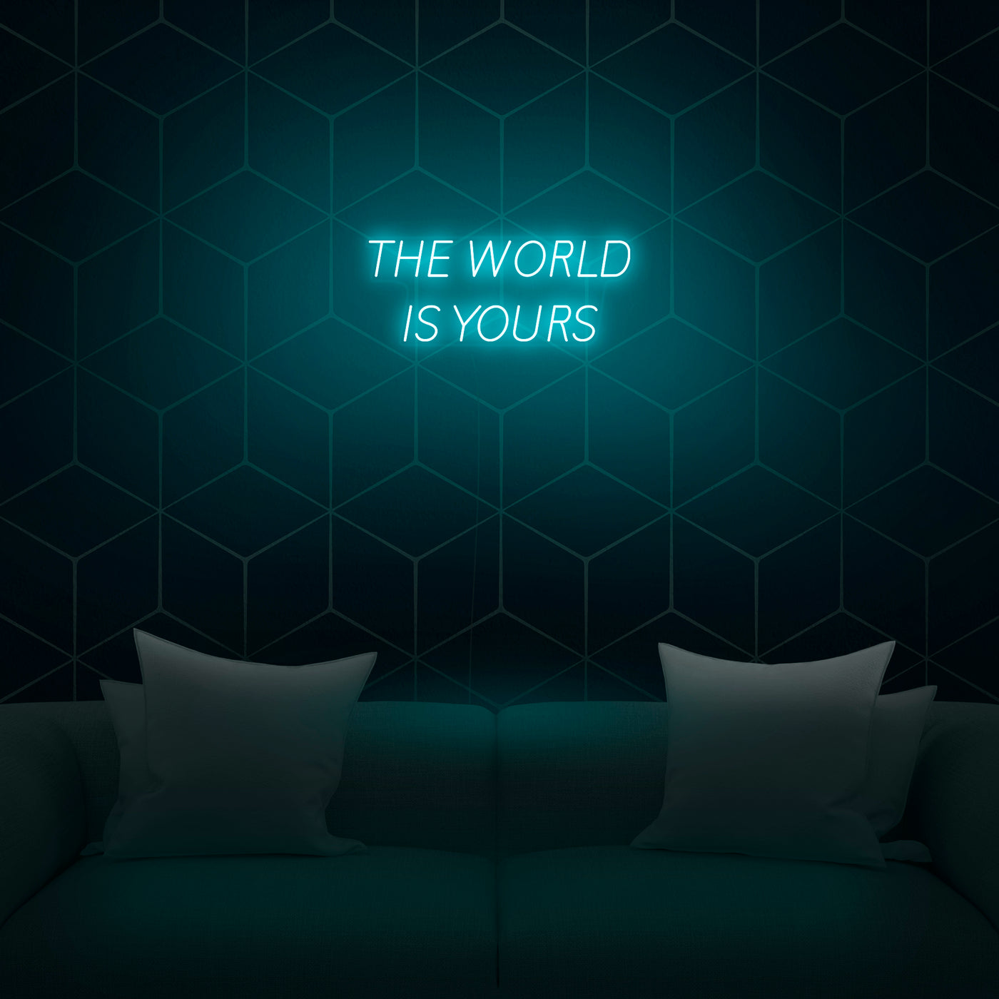 'The World Is Yours' V2 Neon Sign - Nuwave Neon