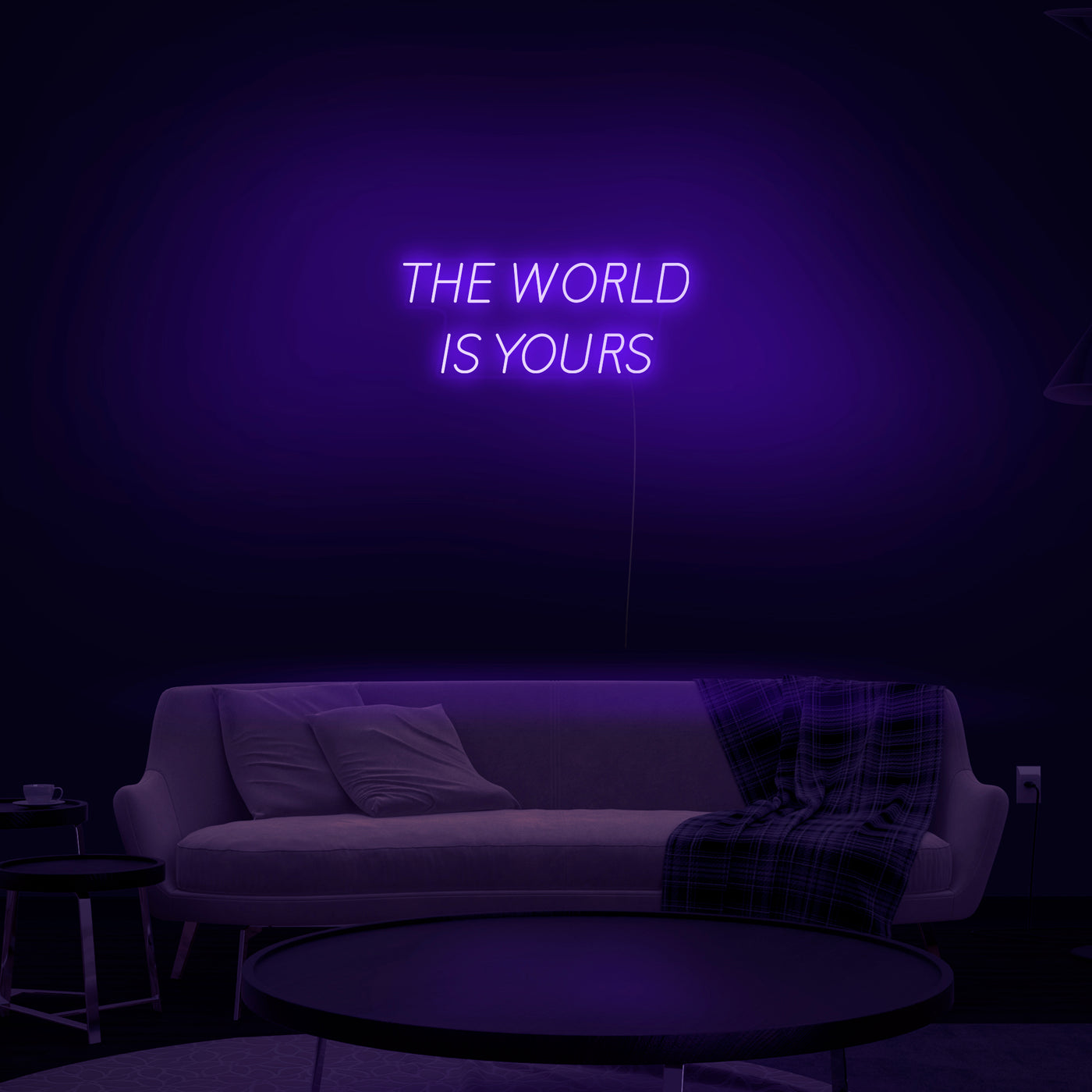 'The World Is Yours' V2 Neon Sign - Nuwave Neon