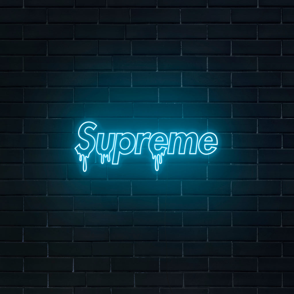 Supreme Drip Neon Sign – Neon Icons