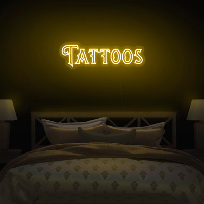 'Tattoos' Neon Sign - Nuwave Neon