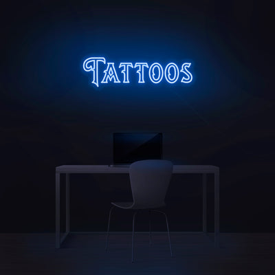 'Tattoos' Neon Sign - Nuwave Neon