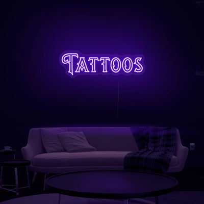 'Tattoos' Neon Sign - Nuwave Neon