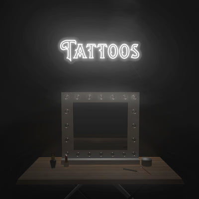 'Tattoos' Neon Sign - Nuwave Neon