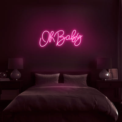 'Oh Baby' Neon Sign - Nuwave Neon