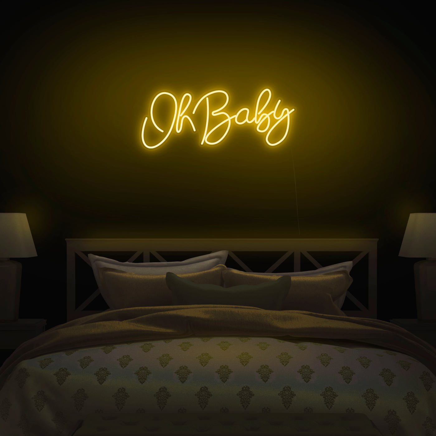 'Oh Baby' Neon Sign - Nuwave Neon