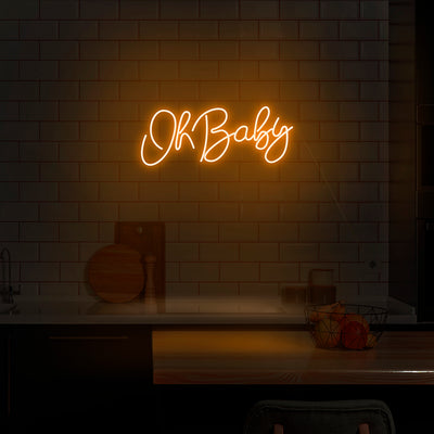 'Oh Baby' Neon Sign - Nuwave Neon