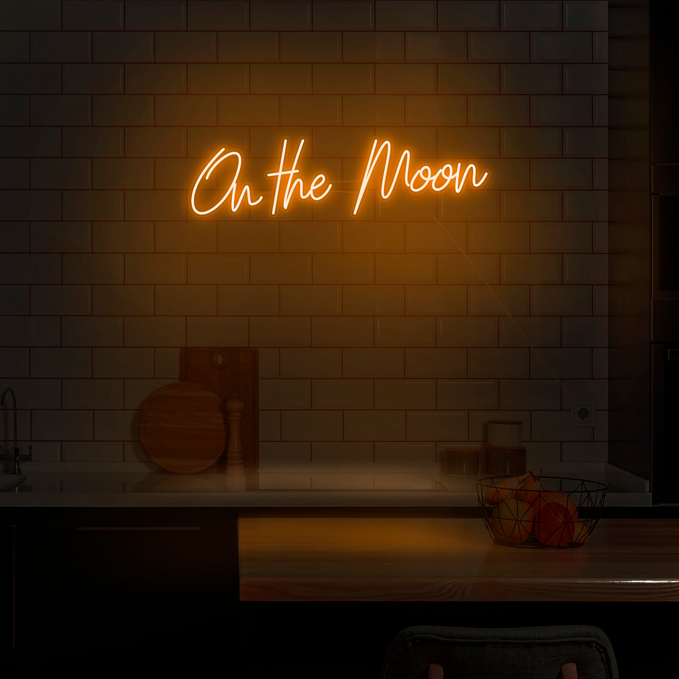 'On The Moon' Neon Sign - Nuwave Neon