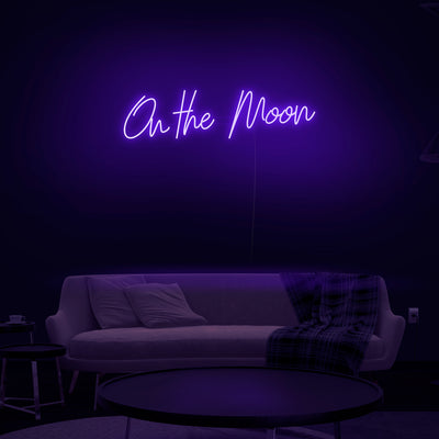 'On The Moon' Neon Sign - Nuwave Neon