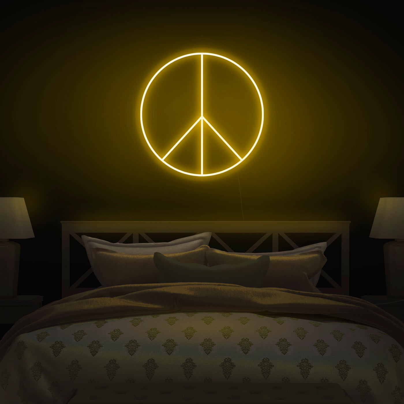 'Peace Sign' Neon Sign - Nuwave Neon