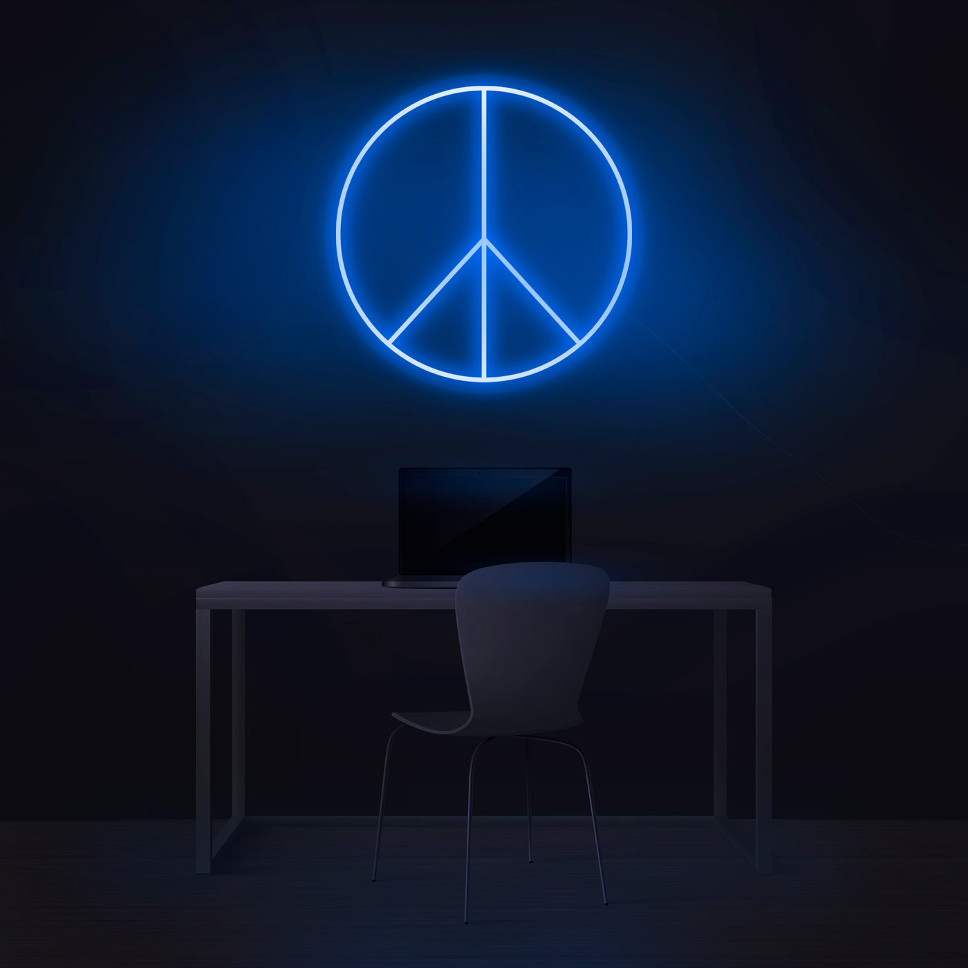 'Peace Sign' Neon Sign - Nuwave Neon