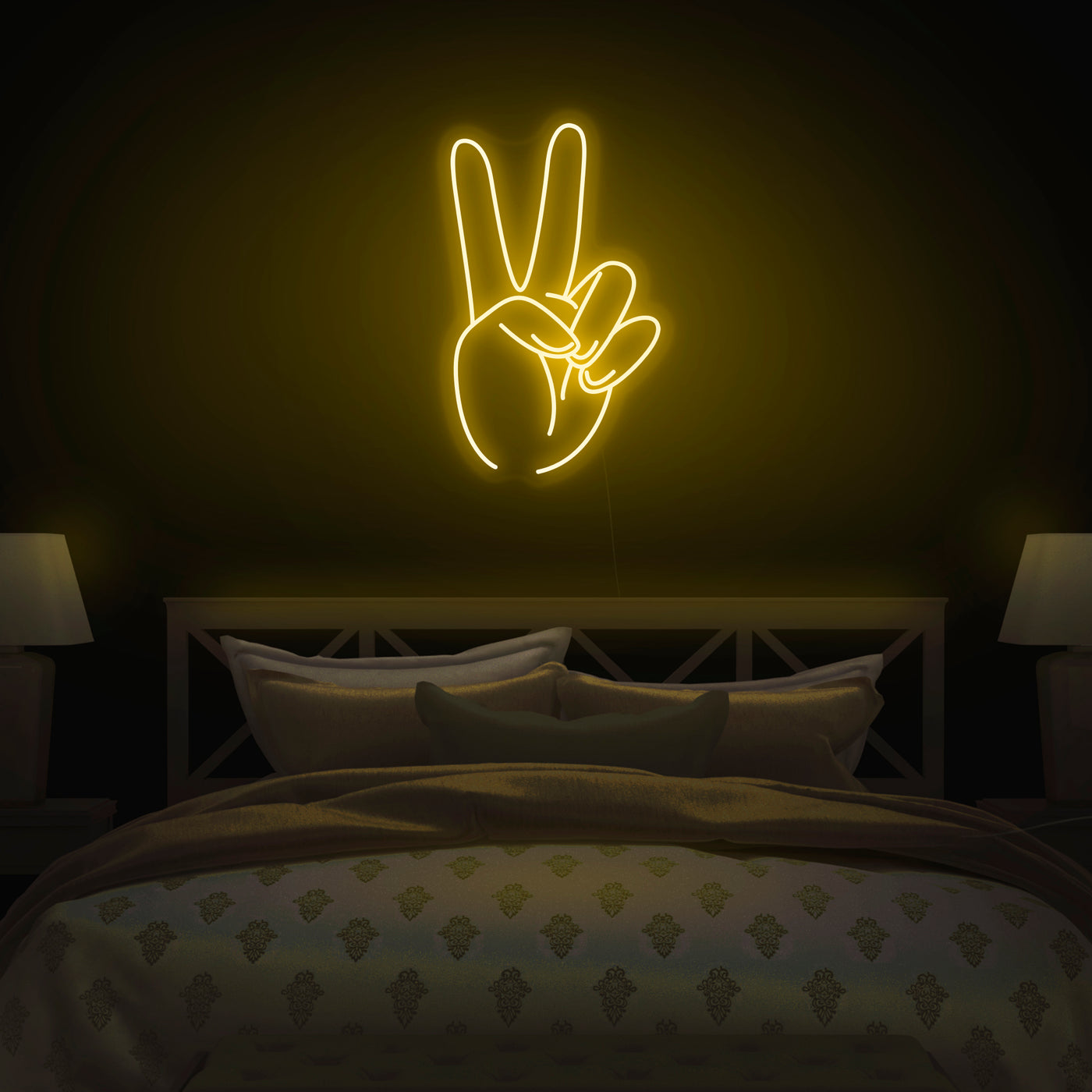 'Peace And Love' Neon Sign - Nuwave Neon