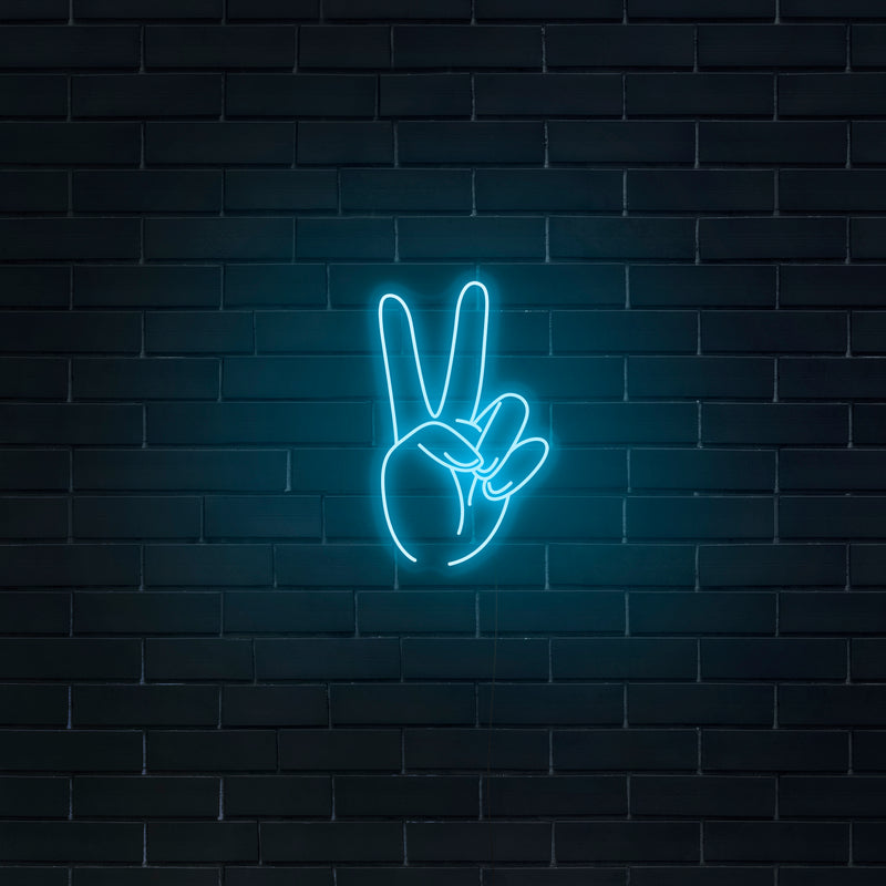 'Peace And Love' Neon Sign - Nuwave Neon