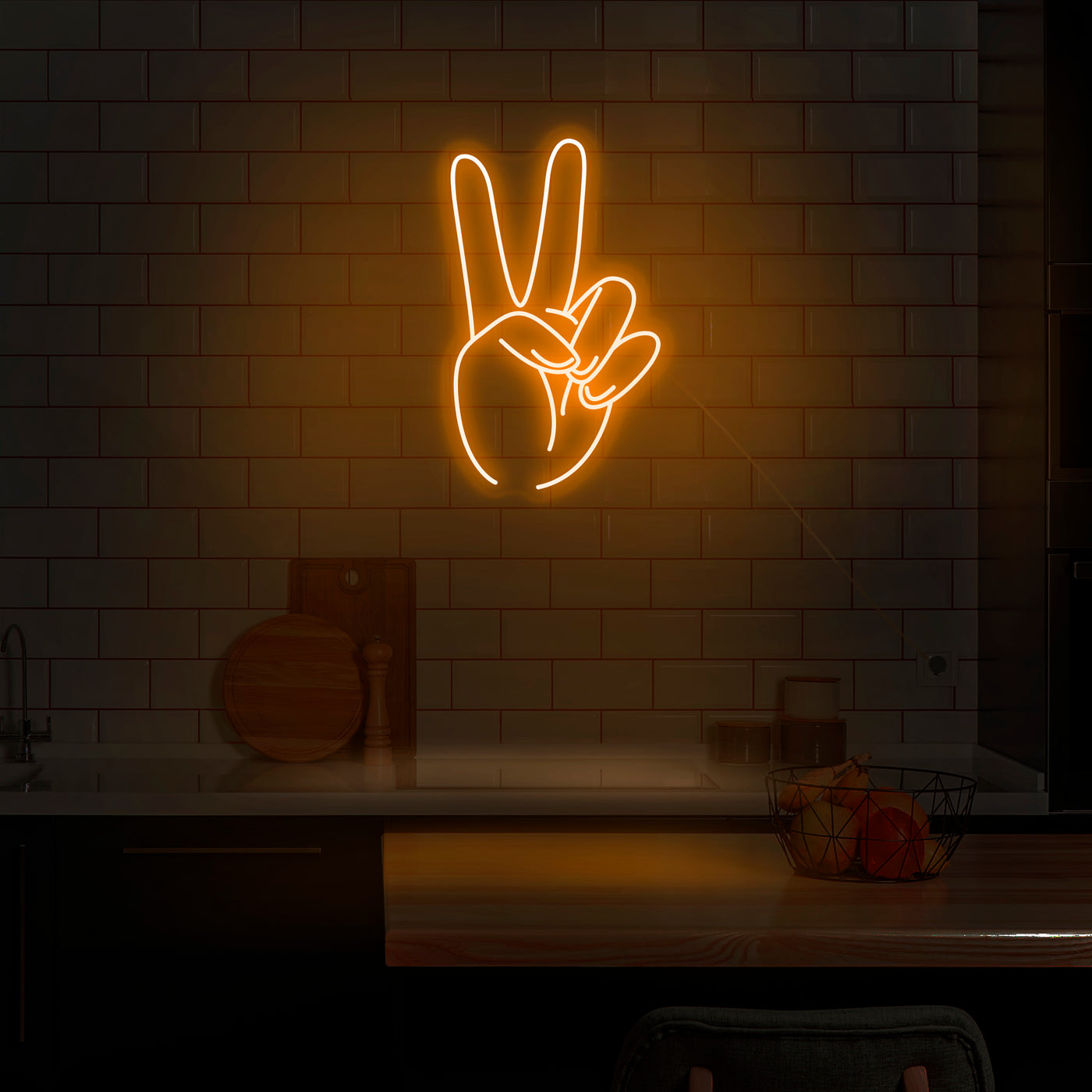 'Peace And Love' Neon Sign - Nuwave Neon