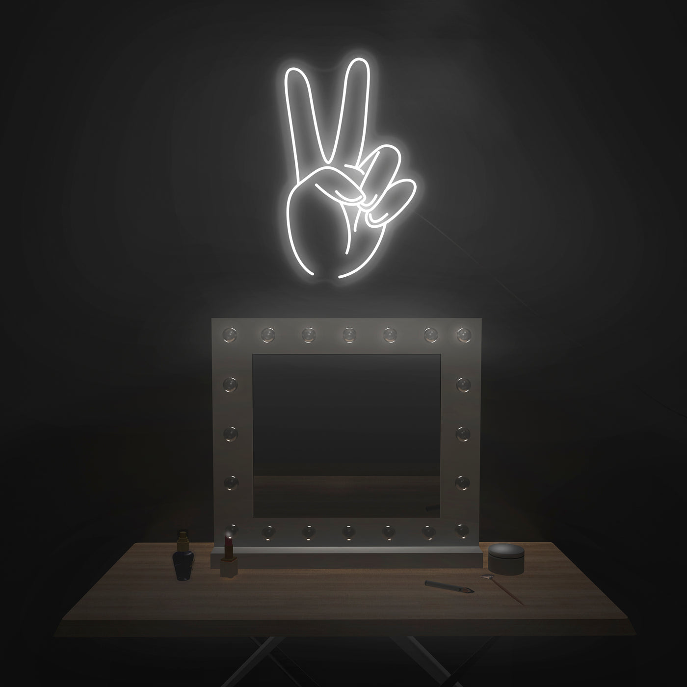 'Peace And Love' Neon Sign - Nuwave Neon