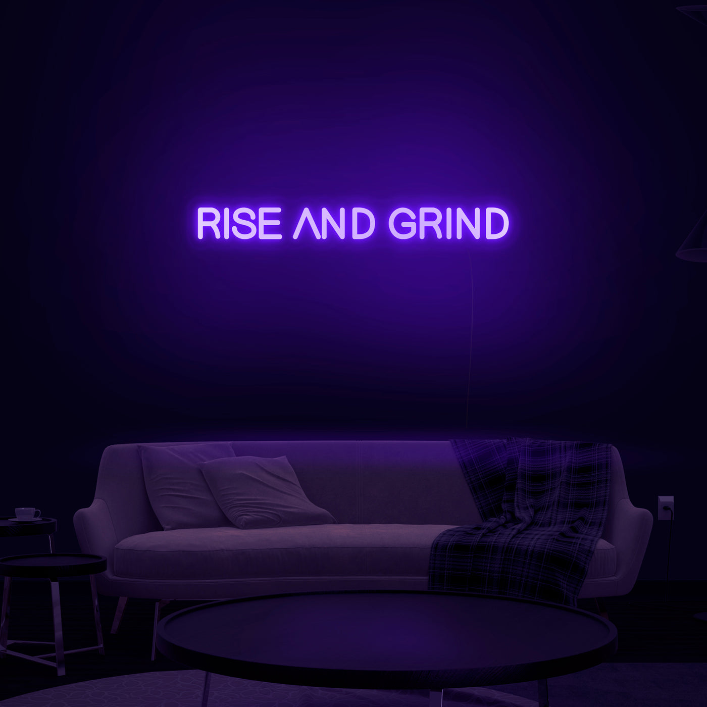 'Rise And Grind' Neon Sign - Nuwave Neon