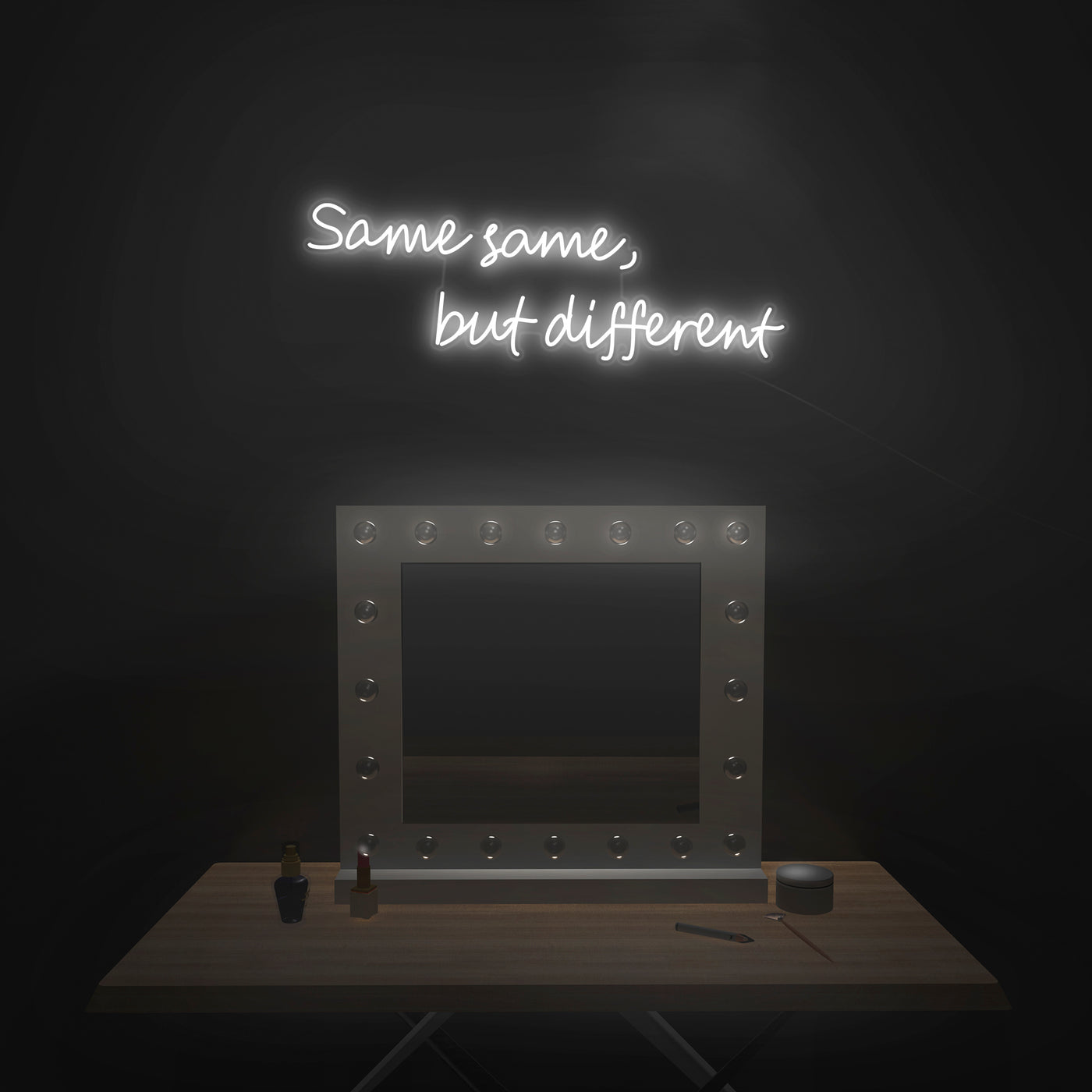 'Same Same, But Different..' Neon Sign - Nuwave Neon