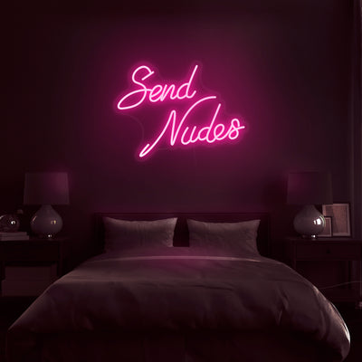 'Send Nudes' V2 Neon Sign - Nuwave Neon