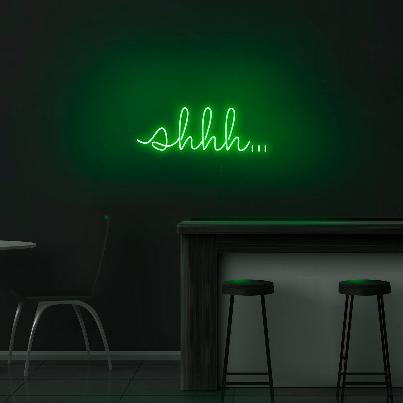 'Shhh..' Neon Sign - Nuwave Neon