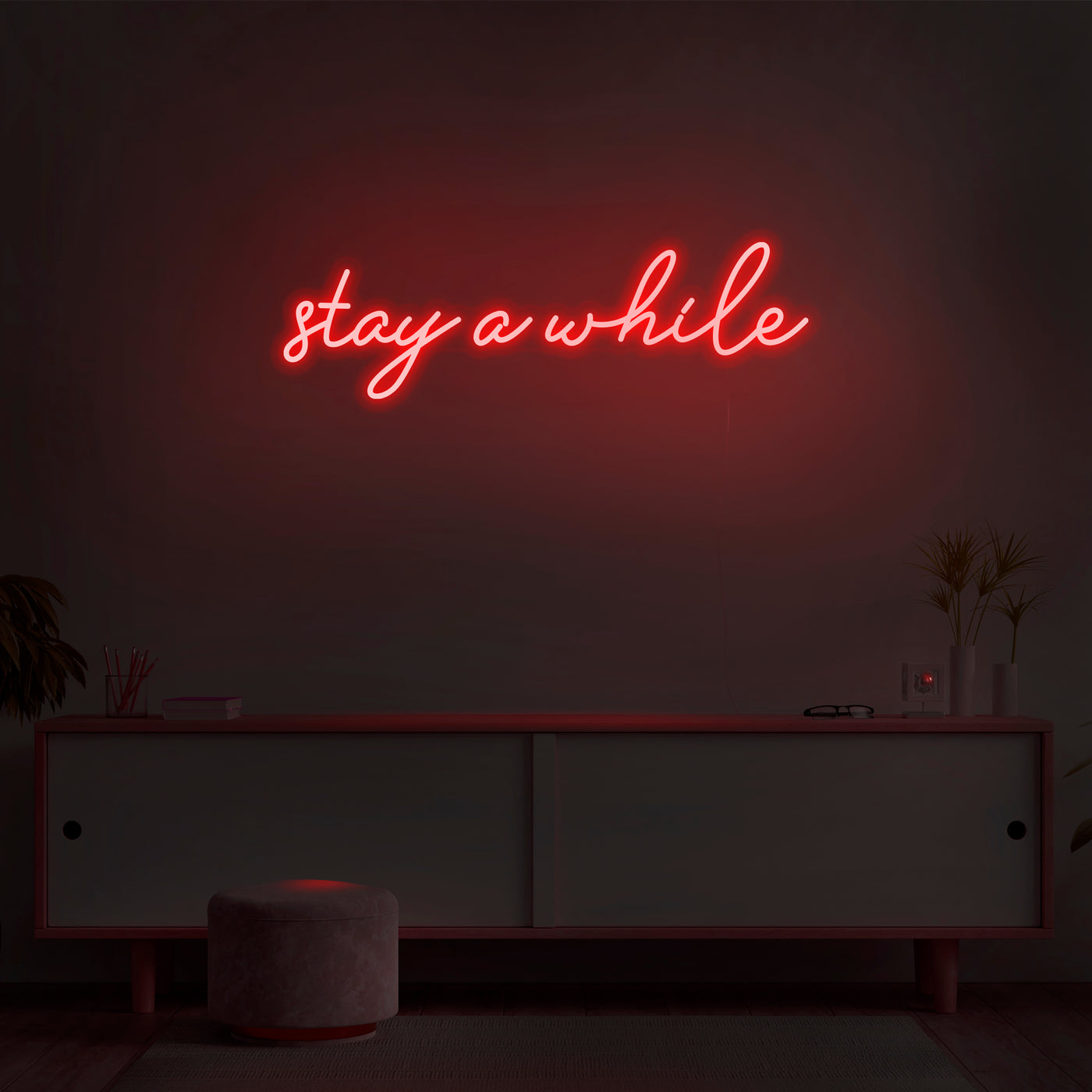 'Stay Awhile' Neon Sign - Nuwave Neon