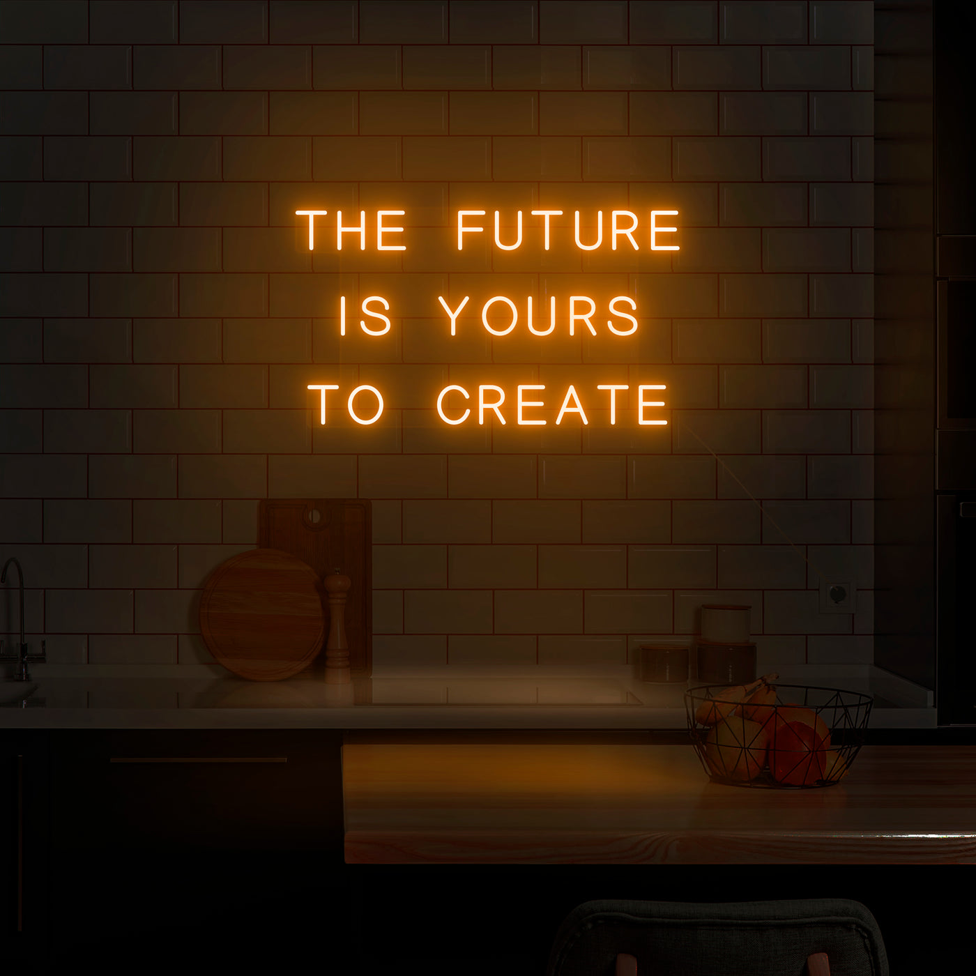 'The Future Is Yours To Create' Neon Sign - Nuwave Neon