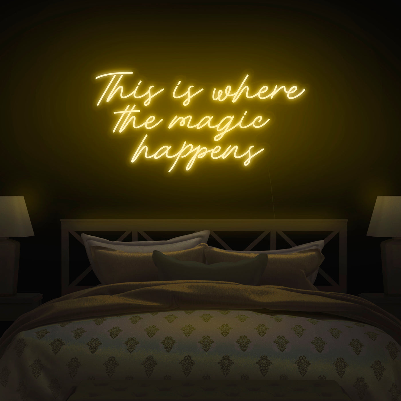 'This Is Where The Magic Happens' Neon Sign - Nuwave Neon