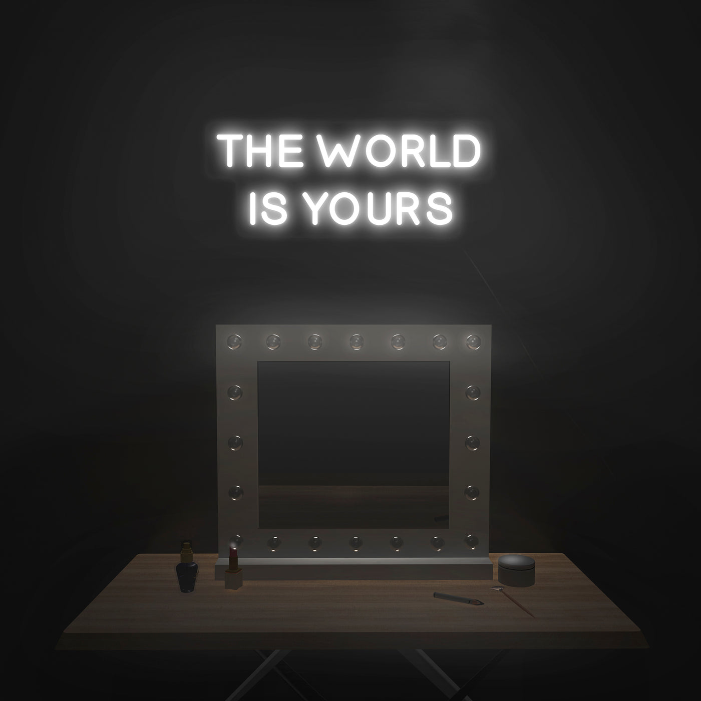 'The World Is Yours' Neon Sign - Nuwave Neon