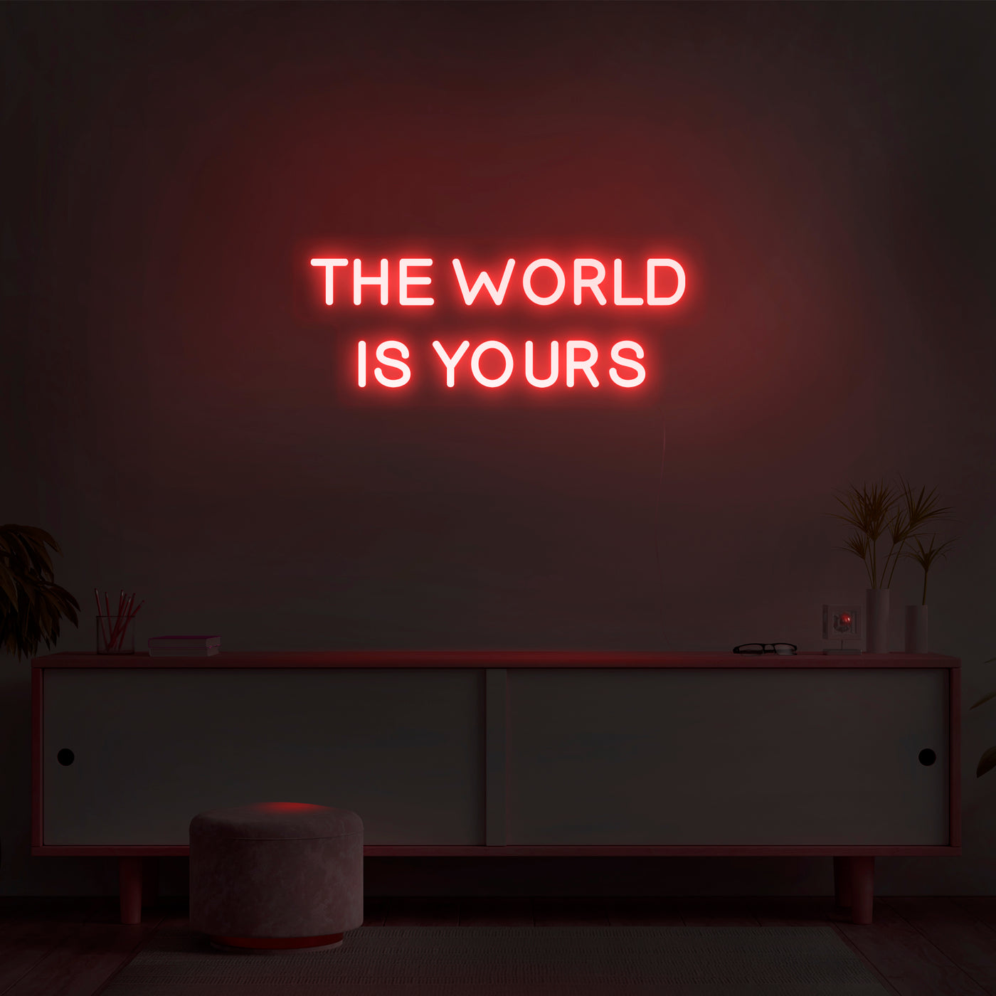 'The World Is Yours' Neon Sign - Nuwave Neon