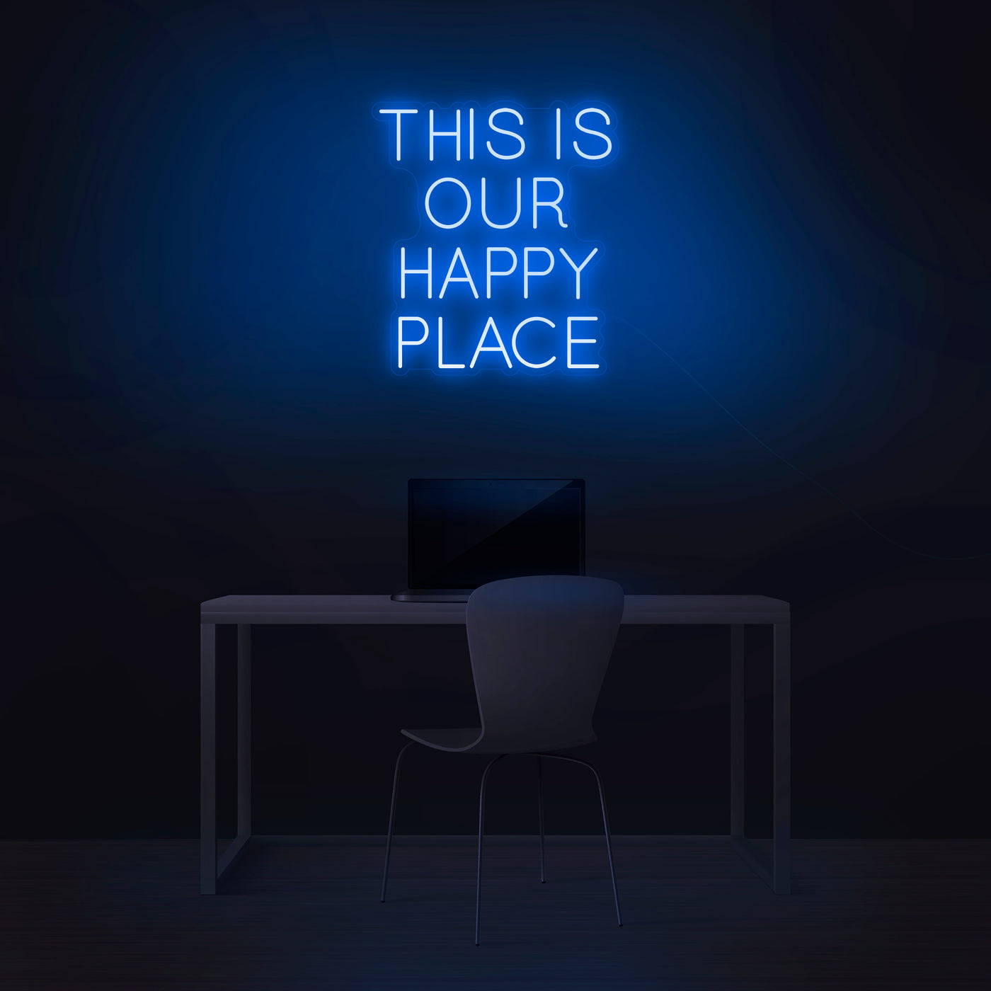 'This Is Our Happy Place' Neon Sign - Nuwave Neon