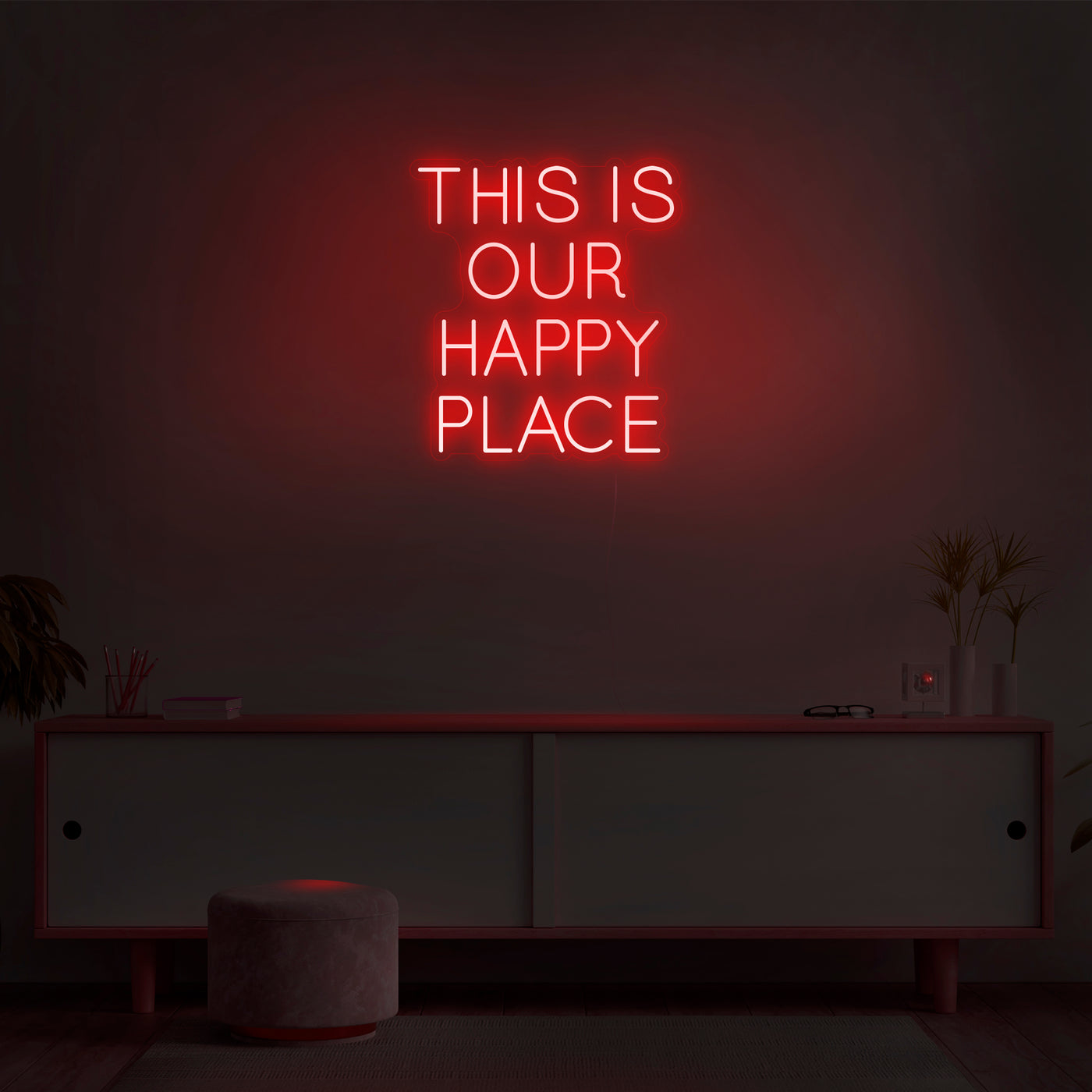 'This Is Our Happy Place' Neon Sign - Nuwave Neon