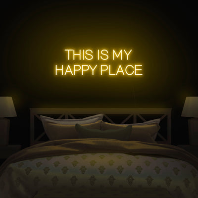 'This Is My Happy Place' Neon Sign - Nuwave Neon