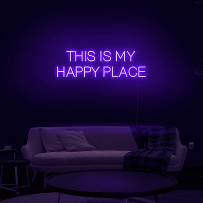 'This Is My Happy Place' Neon Sign - Nuwave Neon