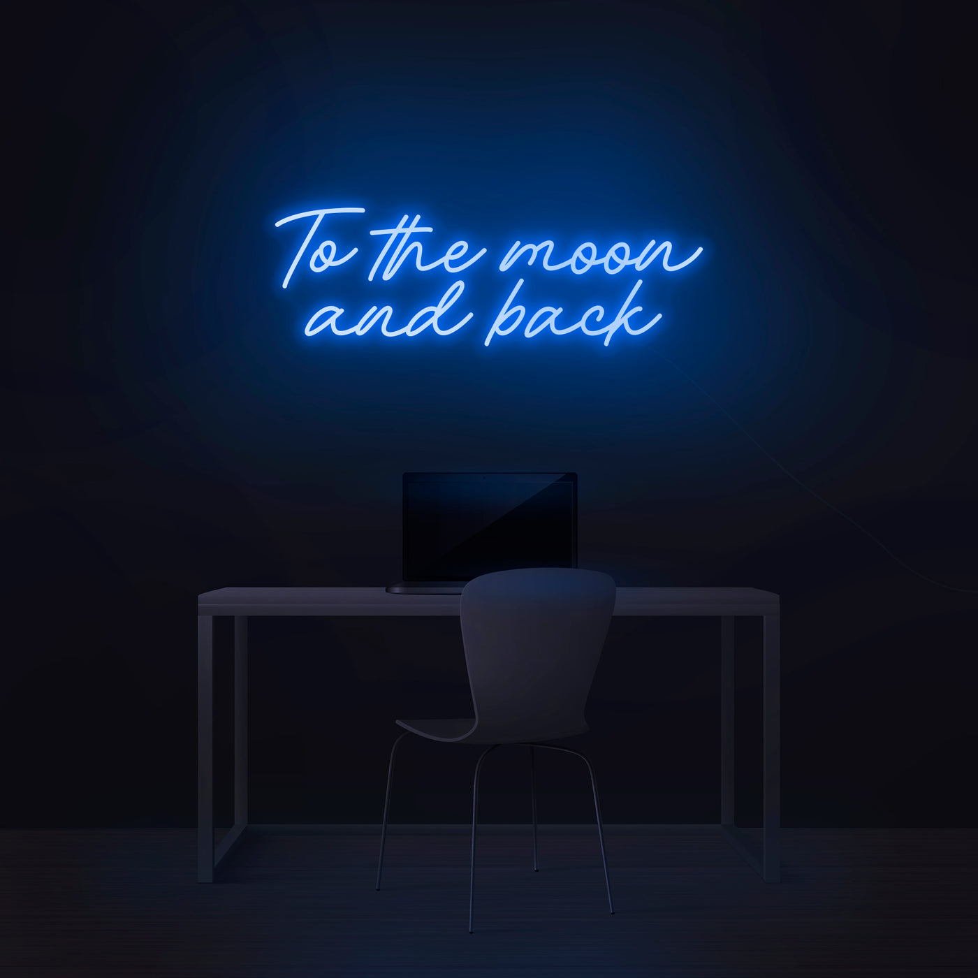 'To The Moon And Back' Neon Sign - Nuwave Neon