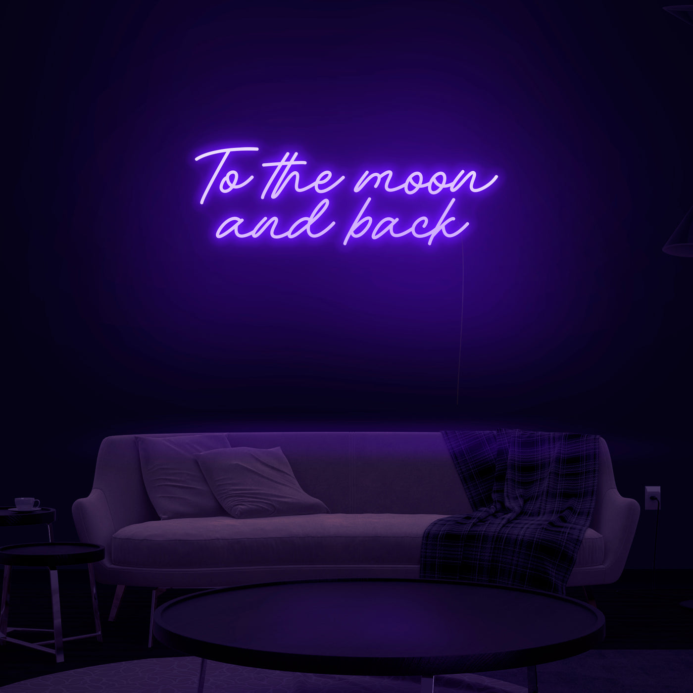 'To The Moon And Back' Neon Sign - Nuwave Neon