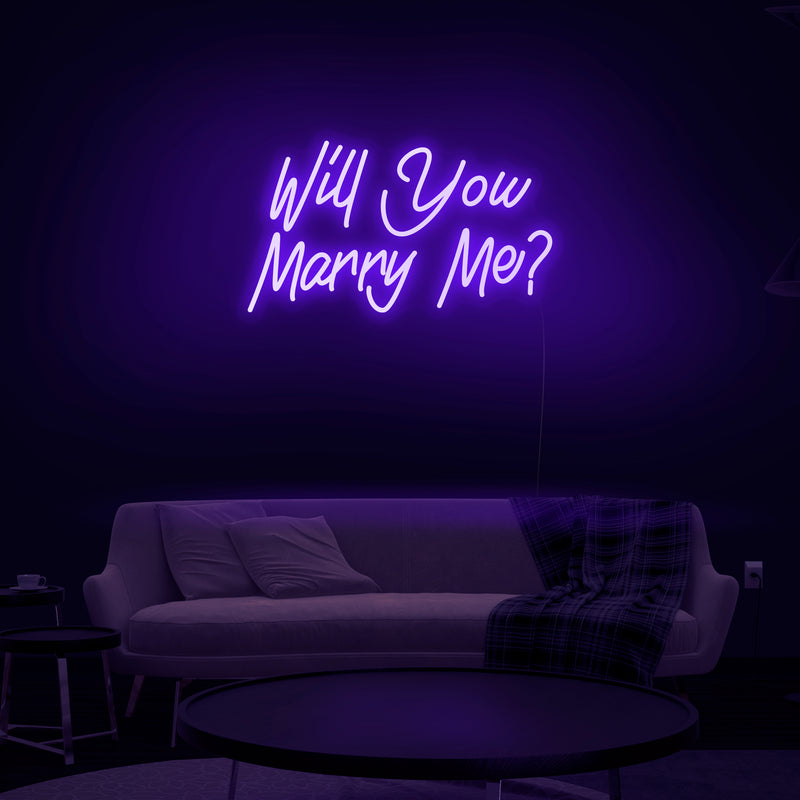 'Will You Marry Me?' Neon Sign - Nuwave Neon