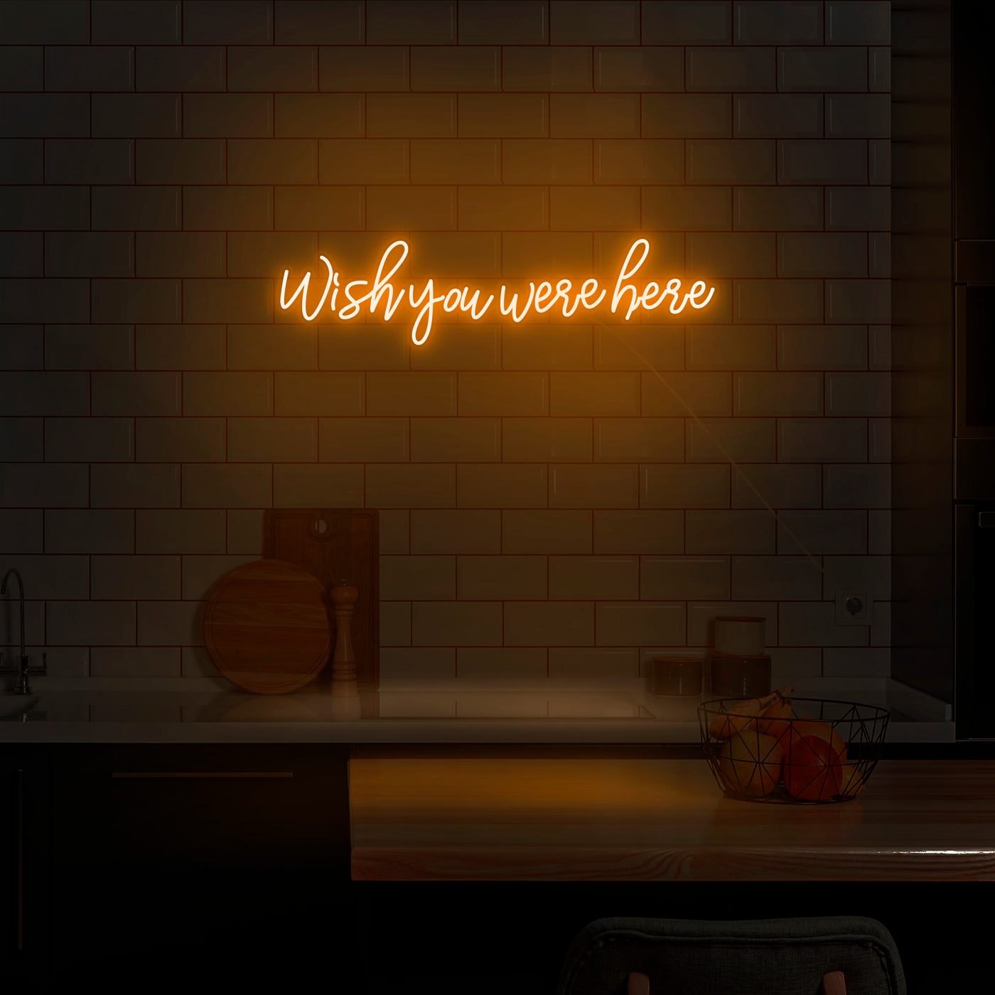 'Wish You Were Here' Neon Sign - Nuwave Neon