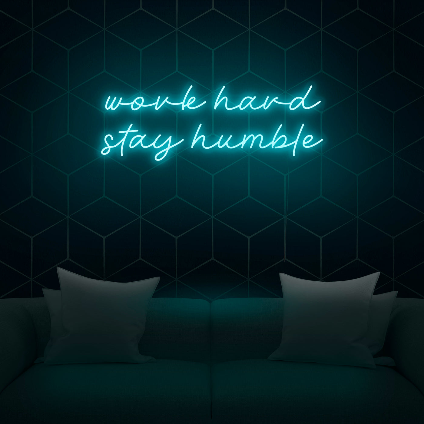 'Work Hard Stay Humble' Neon Sign - Nuwave Neon