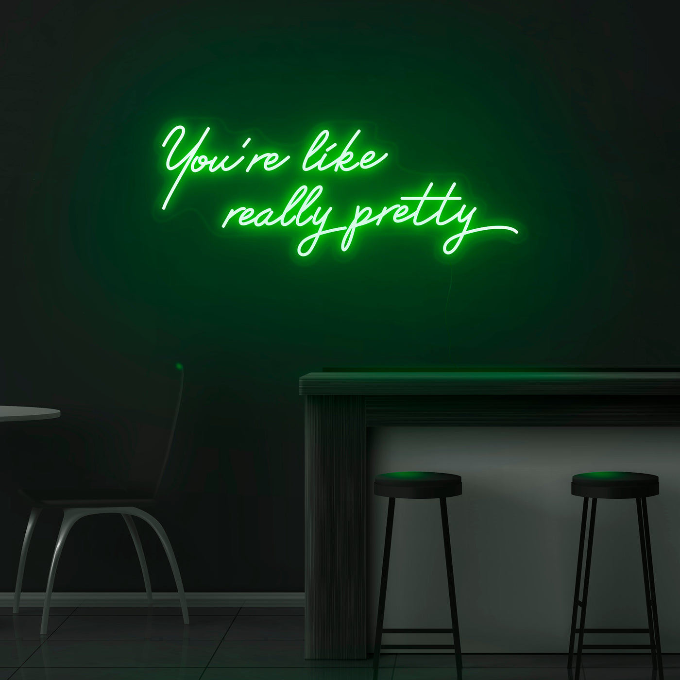 'You're Like Really Pretty' Neon Sign - Nuwave Neon