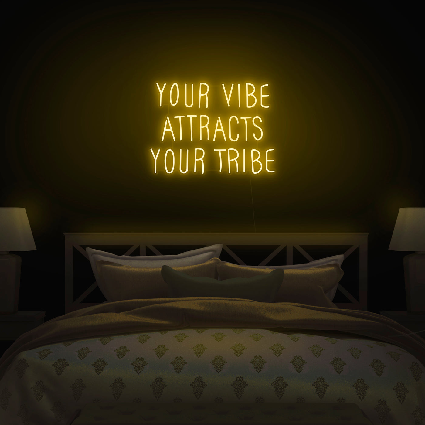 'Your Vibe Attracts Your Tribe' Neon Sign - Nuwave Neon